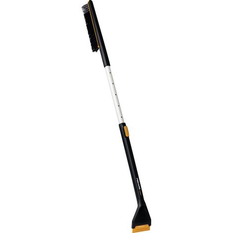 Fiskars X-series™ Grattoir à givre/neige (L x l) 113 mm x 93 mm noir/orange (1/4)
