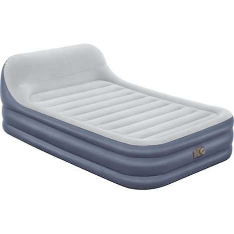 Bestway Matelas gonflable 2 personnes 226 x 152 x 84 cm avec pompe électrique intégrée coloris bleu