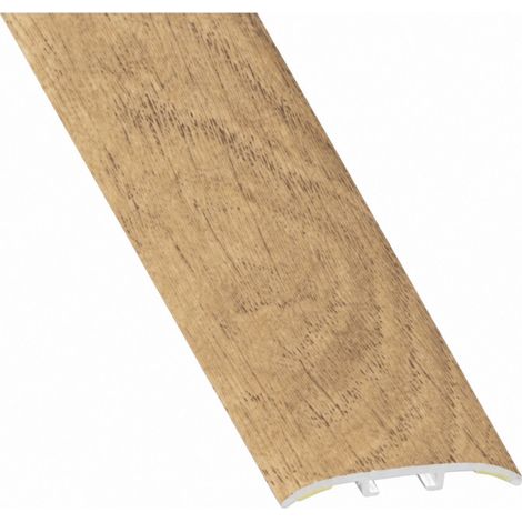 2-in-1-Design-Einstiegsleiste, Mittlere Eiche, 3.8x83cm.