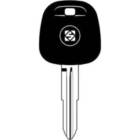 2 x SILCA TOY41RTE CHIAVE TRANSPONDER VUOTA OTTONE
