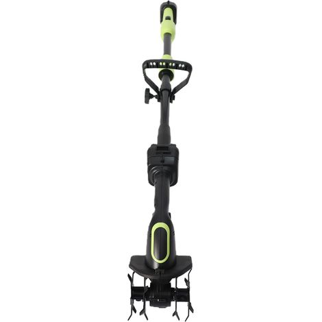 Wiederaufladbare kabellose Gartenfräse, batteriebetriebene elektrische Gartenfräse mit 2 Akkus für Garten- und Rasenpflege (EU-Stecker). (1/5)
