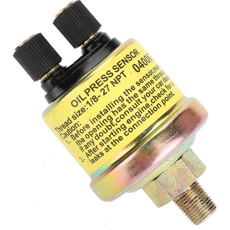 Ej.Life Austausch des universellen 1/8 NPT-Öldrucksensors für Automotoren für Aftermarket-Manometer (1/5)