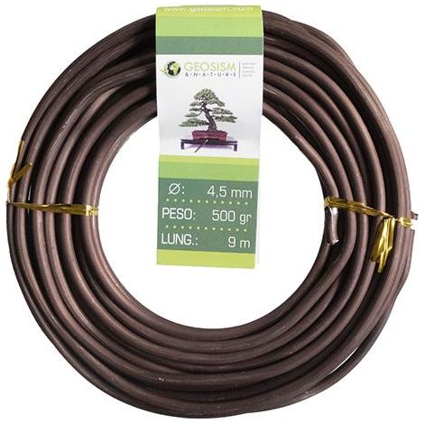 Filo di alluminio ramato (alluminio-ramato) Geotools 4,5 mm per bonsai, 500 gr, 9 m