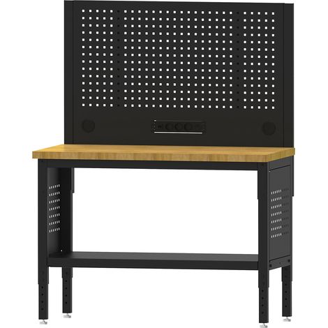 FRANKEL kaiserkraft, Établi BLACKLINE, sans caisson, avec