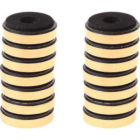 12 pièces supports enceintes pieds antidérapants pointes amortissement antivibration - 30x8 mm doré (1/4)