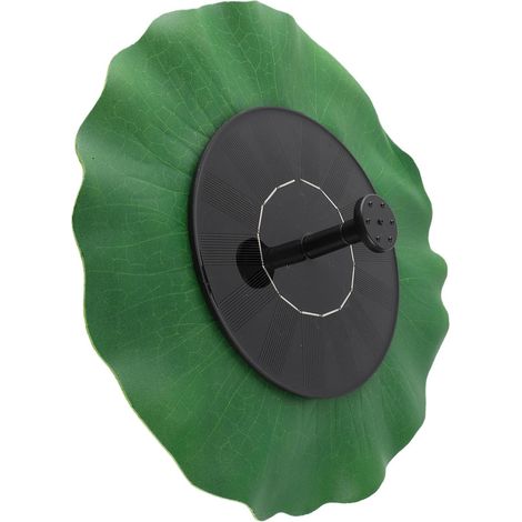 Solar Fountain with Leaf Pattern, Floating Fountain for (1/5)