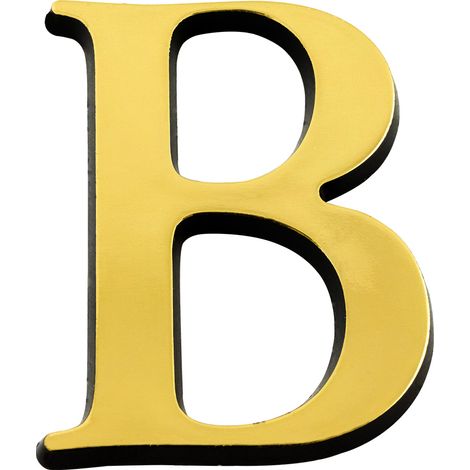 Lettre B Or Hauteur 60mm - 4623368 (1/2)