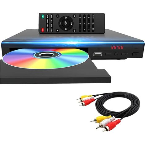 Lecteur DVD haute définition familial Mini CD compatible avec les films (1/5)