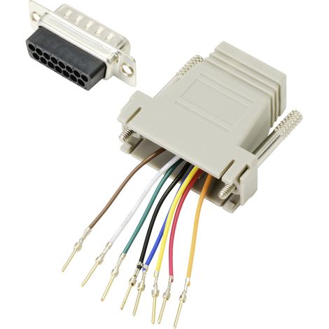 TRU COMPONENTS  D-SUB Adapter D-SUB-Stecker 15pol. - RJ45-Buchse  1 St.