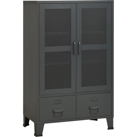 Maison Exclusive - Classificatore Industriale Antracite 70x40x115 cm in Metallo