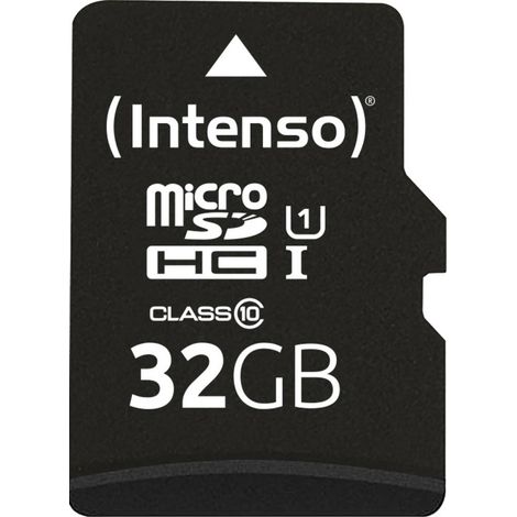 INTENSO Carte MicroSD Performance Line, 3424480, 32 Go