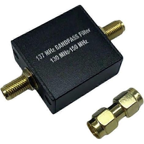 Filtre passe-bande 137 MHz bande passante dédiée aux satellites météorologiques 130 MHz-150 MHz kns (1/5)