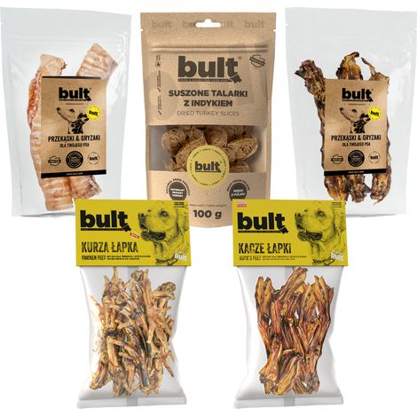BULT Natürliche Kausnacks für Hunde, Geschmacksmischung, 5 Stück, Starke Gelenke (1/5)