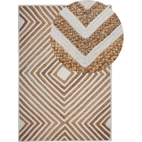 Teppich PIRLI Beige 140 x 200 cm Jute