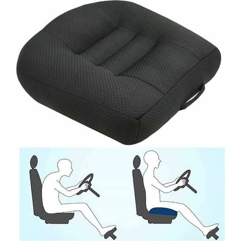 Les sièges rehausseurs de voiture, fabriqués en tissu mesh respirant, soulagent l'inconfort, améliorent le confort et augmentent la visibilité.
