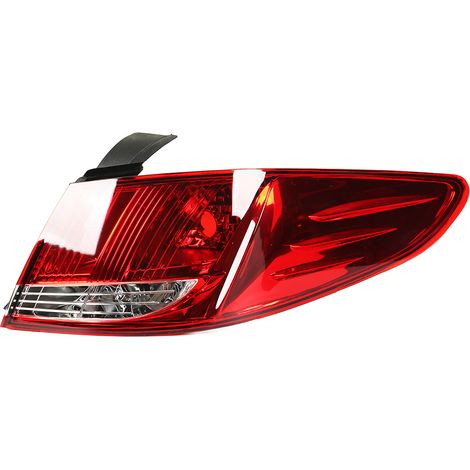 Feu arrière droit 9671332080, transmission lumineuse puissante, surface lisse, remplacement pour Peugeot 408 2010-2014 (1/5)