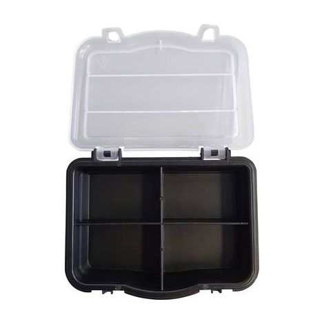 Caja de almacenamiento alutec to 704 4 compartimentos transparente