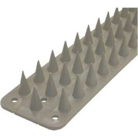Scatola da 6 strisce di plastica 50x4,5cm anti-gatti, piccioni, roditori