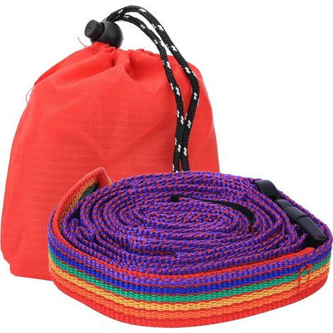 Corde à linge colorée extérieure avec sac de rangement pour équipement de camping (1/5)