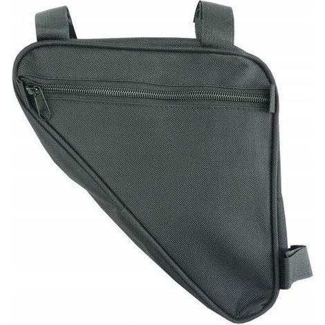 Fahrradsatteltasche, Rahmentasche, wasserdichte Tasche, große schwarze Tasche (1/2)