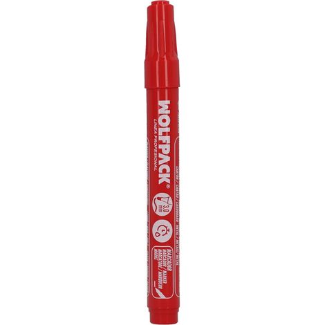 Marqueur permanent rouge professionnel. (1/5)