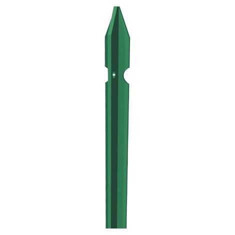 Salone – Poteau en T plastifié pour clôtures 250 cm – Section 30x30 mm – Épaisseur 3 mm – Couleur verte pour intégration jardin - MM 250 H