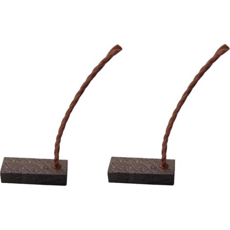 2x Trade-Shop Motorkohlen Kohlebürsten 4 x 6 x 15mm 12-24 Volt für verschiedene KFZ-Motoren Rolltor Garagentor Antriebe Lichtmaschine Verdeck