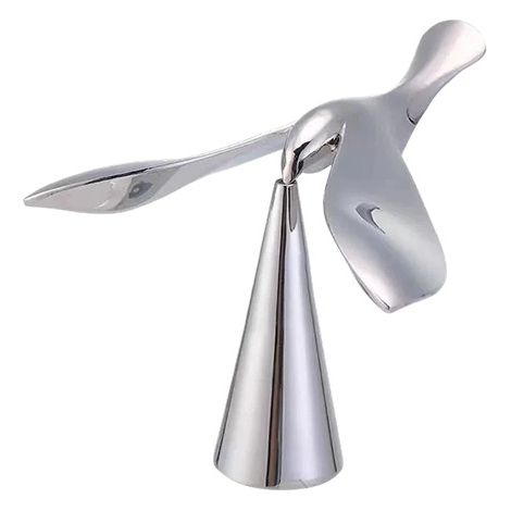 Ouvre-bouteille original en forme d'oiseau, en acier inoxydable chromé