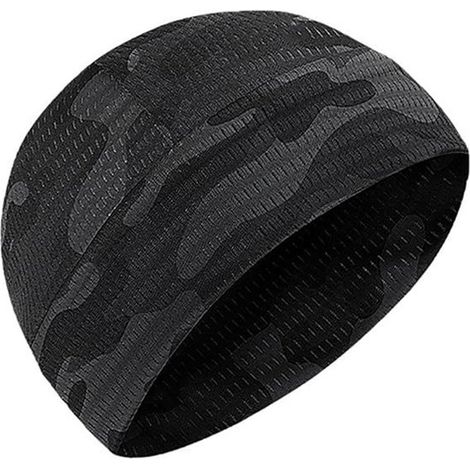 Radmütze, elastische Laufmütze, atmungsaktive Sportkappe, kühlende Kapuze für Fahrradhelme, Unisex-Innenfutter für Sicherheitshelme (1/5)