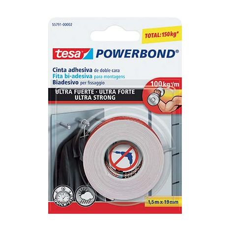 NASTRO BIADESIVO MOUNTING ULTRA STRONG 66792 TESA - MM 19 ML 1,5- 12 pezzi