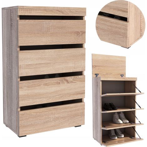 FIGARO sonoma scarpiera 60cm scarpiera grande armadio ingresso