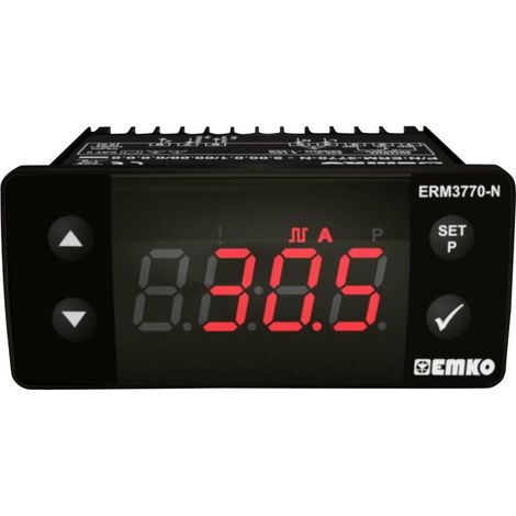 Emko ERM-3770-N tacómetro negro medición velocidad de rotación