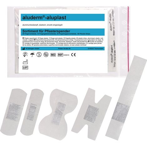 Söhngen Nachfüllset für Pflasterspender aluderm komplett mit 115 Pflaster