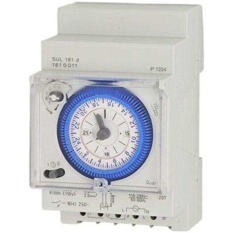 16A, Mechanical Timer, Time Control Switch, 1pcs, SUL181d SYN161d TM181d SUL181H SUL180A (Size : 24VAC/DC) (1/5)