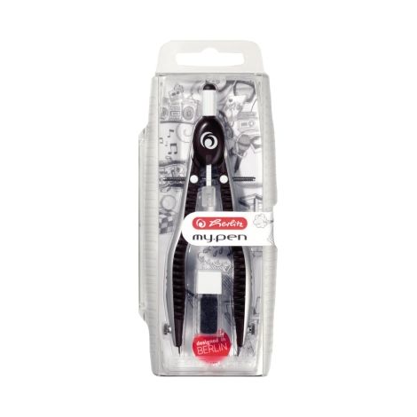 Herlitz Schnellverstellzirkel my.pen 11122322 schwarz/grau (1/2)