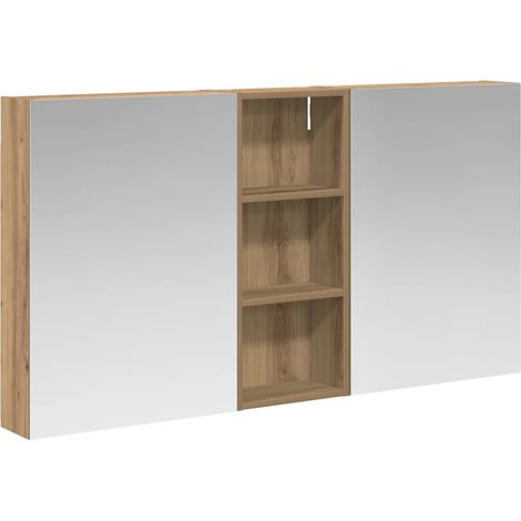 Maison Exclusive - Set di Armadi da Bagno con lo scaffale 3 pcs 130 x 14,5 x 70 cm