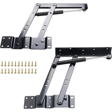 1 paire de mécanismes de levage pour table basse, accessoires pour table basse, charnières à ressort, charnières à ressort (1/5)