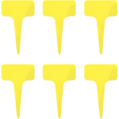 50 étiquettes florales en forme de T, inserts de sol 610 cm (1/5)