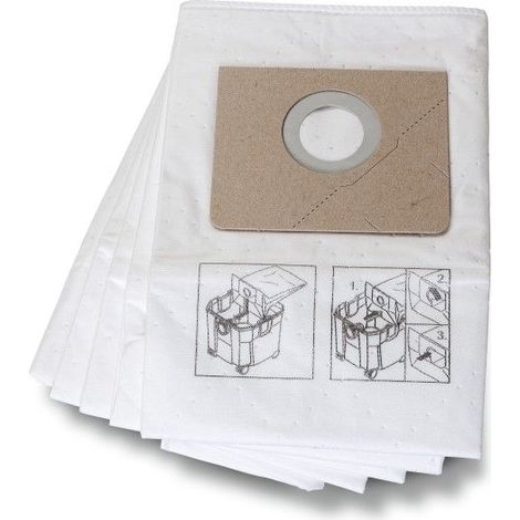 Sacco filtrante in tessuto non tessuto a maglia fine 35 L Premium VE5