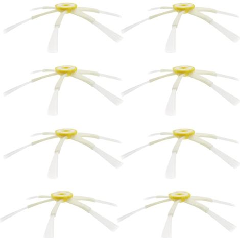 Kit brosse Pour iRobot Roomba Serie 500 600 700 550 560 630 650 760 770 780 - Kit de 10 pièces accessoires Brosses pour aspirateur robot (1/5)