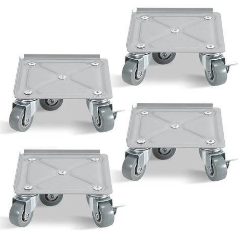 Wolketon Tavola rotolante 4pcs Sollevatore per mobili Acciaio Carico massimo 500 kg Tavola rotolante Trasportatore di mobili per tutti i piani Ausilio al trasporto (1/5)