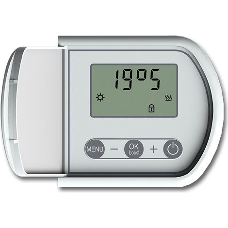 Carrera – Radiateur électrique 1500W – Inertie céramique – Thermostat ECOPILOTE LCD – IP24 pour installation murale — vue 3