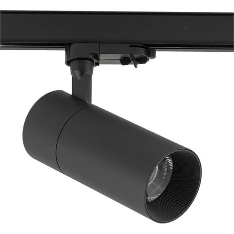 Faretto binario 3 circuiti Tinos LED nero 30W 4000K (1/5)