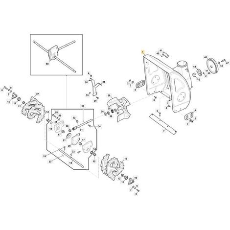 SCHWARZER SCHNECKENKASTEN - AS62P ORIGINAL STIGA - 118820267/1