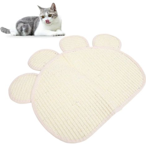 Griffoir en sisal SSRGV pour chats, forme naturelle et mignonne, protection abrasive pour meubles, griffoir pour chats et chatons (1/4)