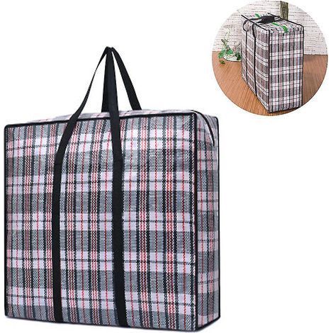 Große Aufbewahrungstasche mit robustem Reißverschluss, Organizer-Tasche – Schwarz (1/5)
