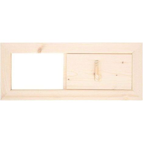 Hemlock Sauna Air Ventilation Panneau Ventilation Salle Sauna Air Vent Grille Équipement Accessoires Sauna Room (1/4)
