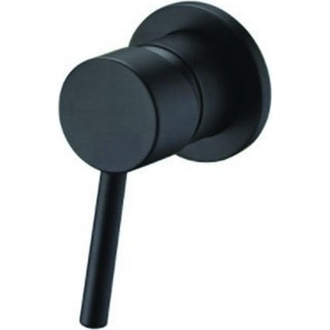 Miscelatore doccia da incasso con finitura nera KAM-ARTE NERO kamalu