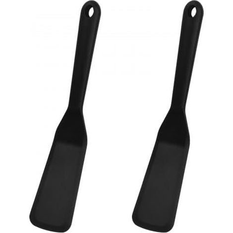 Lot de 2 Spatule de Pot Silicone, Spatule Résistante à la Chaleur pour la Cuisson, Maryse Grattoir Flexible et Antiadhésif, Ustensiles de Cuisine, pour Cuisine et Faire des Gâteaux (1/5)