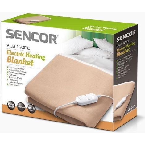 Sencor SUB 181BE elektrische Decke beige 150x80 cm (1/2)